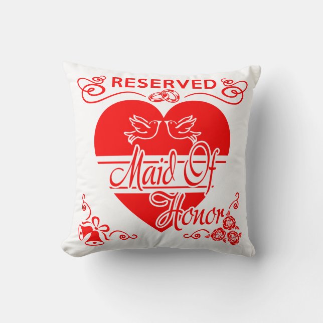 Maid of Honour's  Wedding Cushion (Front)