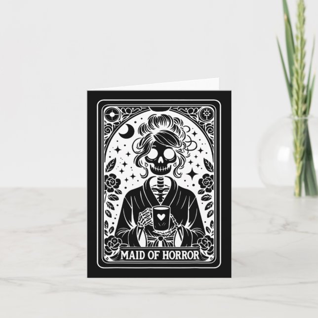 Maid Of Horror Tarot Card Bride Coven Gothic Bache (Front)