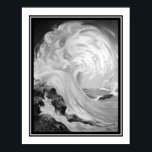 "Maid of the Mist" B&W 1937 Art Deco Print<br><div class="desc">1937,  black and white,  Art Deco,  print by Henry Clive "Maid of the Mist"</div>