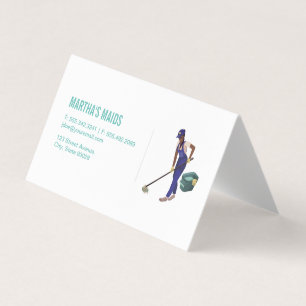 Maid Service Business Card
