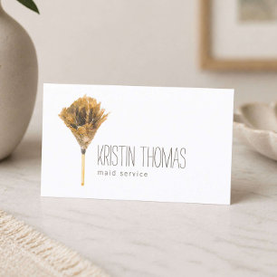 Maid Service Business Card