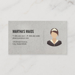 Maid Service Business Card