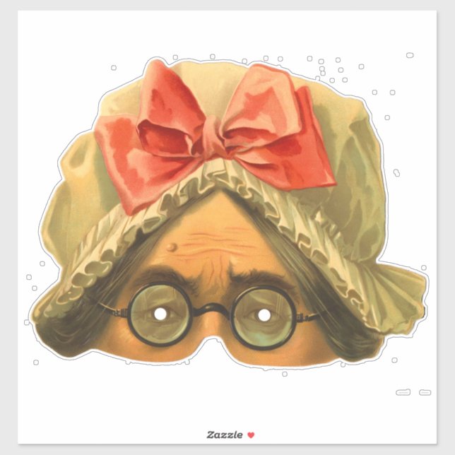 Maid - Vintage Victorian Mask Sticker (Sheet)