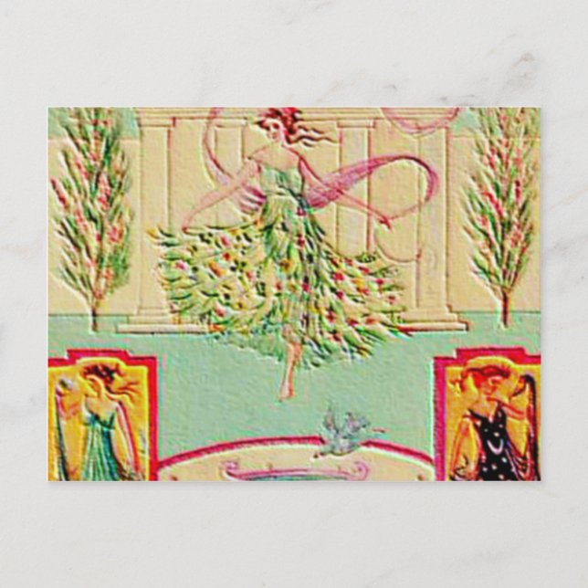 Maiden Goddess Athena Postcard (Front)