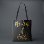 Maiden of Honour Gold Wedding Bag<br><div class="desc">Maiden of Honour Gold Wedding Bag is the perfect wedding bag to travel with to a destination wedding.</div>