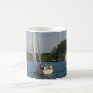 Maiden on Detroit River Coffee Mug