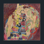 Maiden (Virgin), Gustav Klimt, Vintage Art Nouveau<br><div class="desc">The Maiden (aka The Virgin) (1913) by Gustav Klimt is a vintage Victorian Era Art Nouveau fine art symbolism portrait painting. Several women yawning, stretching and sleeping in a bed covered with colourful mosaic pattern blankets. About the artist: Gustav Klimt (1862-1918) was an Austrian Symbolist painter and one of the...</div>
