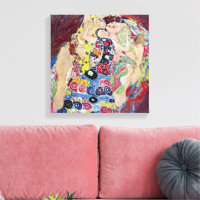 Maiden (Virgin), Gustav Klimt, Vintage Art Nouveau
