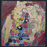 Maiden (Virgin), Gustav Klimt, Vintage Art Nouveau Napkin<br><div class="desc">The Maiden (aka The Virgin) (1913) by Gustav Klimt is a vintage Victorian Era Art Nouveau fine art symbolism portrait painting. Several women yawning, stretching and sleeping in a bed covered with colourful mosaic pattern blankets. About the artist: Gustav Klimt (1862-1918) was an Austrian Symbolist painter and one of the...</div>
