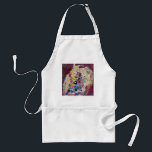 Maiden (Virgin), Gustav Klimt, Vintage Art Nouveau Standard Apron<br><div class="desc">The Maiden (aka The Virgin) (1913) by Gustav Klimt is a vintage Victorian Era Art Nouveau fine art symbolism portrait painting. Several women yawning, stretching and sleeping in a bed covered with colourful mosaic pattern blankets. About the artist: Gustav Klimt (1862-1918) was an Austrian Symbolist painter and one of the...</div>