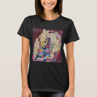 Maiden (Virgin), Gustav Klimt, Vintage Art Nouveau