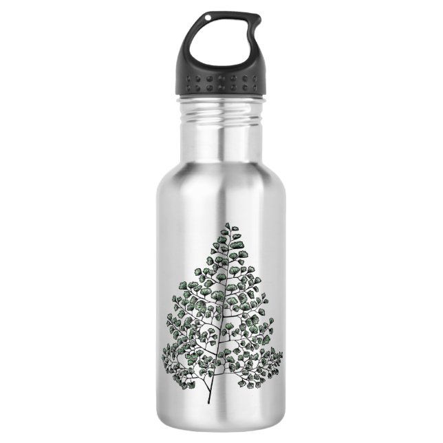 Maidenhair Fern 532 Ml Water Bottle (Front)