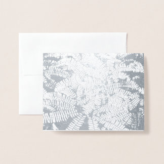 Maidenhair Ferns-All occasion card: Foil Card