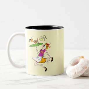 Maids and service staff. Two-Tone coffee mug