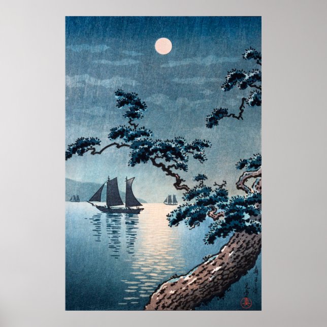 Maiko Beach by Tsuchiya Koitsu Poster (Front)