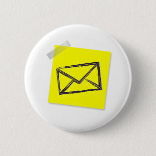 Mail 6 Cm Round Badge