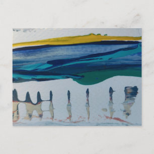 Mail Abstract Marina Monticelli Art Postcard