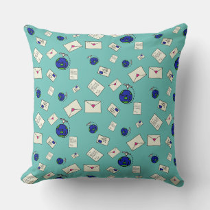 Mail Around The World Cushion