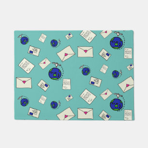 Mail Around The World Doormat
