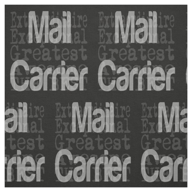 Mail Carrier Extraordinaire Fabric (Swatch)