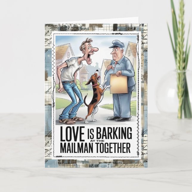 Mail Carrier Humor Card (Front)