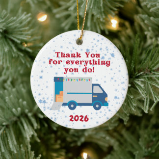 Mail Carrier Package Appreciation Ornament