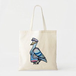 Mail Carrier Pigeon Postal Humor Tote Bag