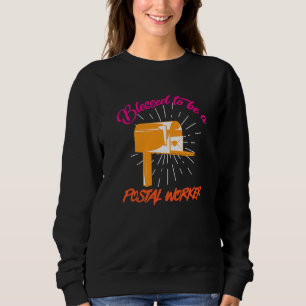 Mail Carrier Retro Vintage Postal Worker Quote 6 Sweatshirt