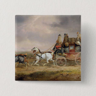Mail Coaches on the Road: The Louth-London Royal M 15 Cm Square Badge