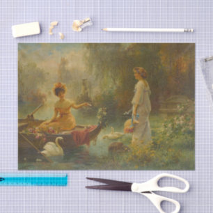 Mail From Across the Pond by Hans Zatzka Tissue Paper