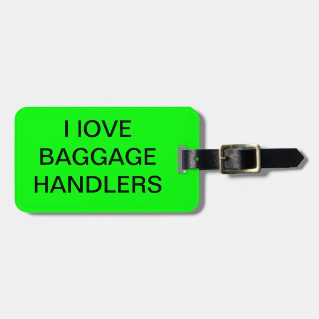 Mail Handler Luggage Tag (Front Horizontal)