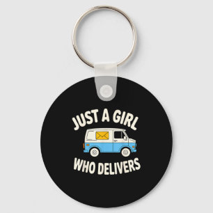 Mail Lady Design For Women Girls Stal Worker Mail  Key Ring