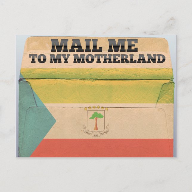 Mail me to Equatorial Guinea Postcard (Front)