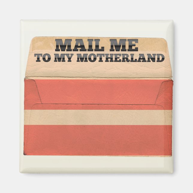 Mail me to Latvia Magnet (Front)
