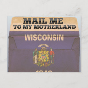 Mail me to Wisconsin Postcard