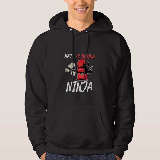 Mail Slinging Ninja Hoodie (Front)