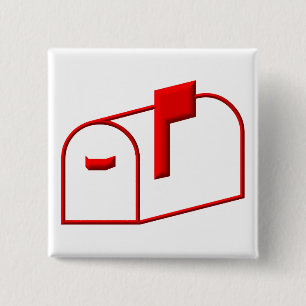 Mailbox 15 Cm Square Badge
