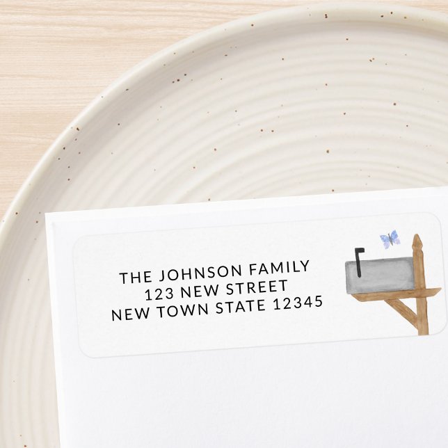 Mailbox Butterfly Return Address (Creator Uploaded)