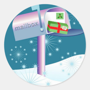 Mailbox Classic Round Sticker