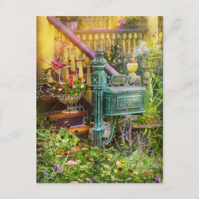 Mailbox - Country mailbox Postcard (Front)