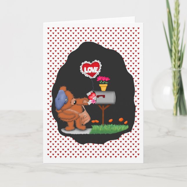 Mailbox Love No Text Inside Holiday Card (Front)