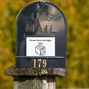 Mailbox Parcel Sticker