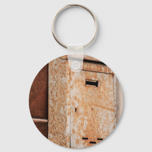 Mailbox rusty outdoors key ring