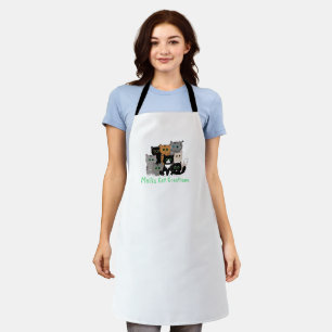 Mailia Cat Creations Cat Family Apron