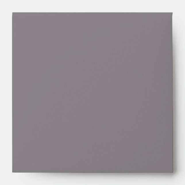 Mailing Fashionable Taupe Grey Envelope (Front)