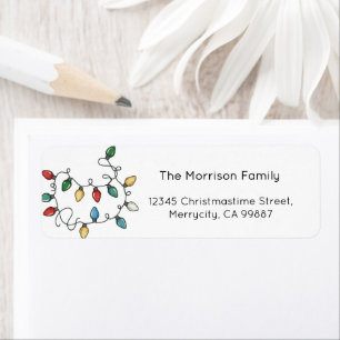 Mailing Labels, Christmas Labels, Address