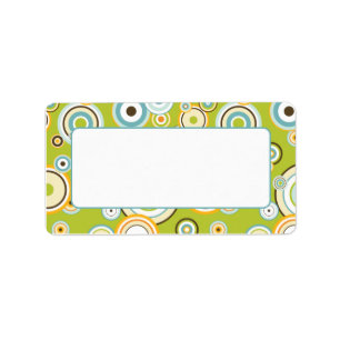 Mailing Labels Retro Design