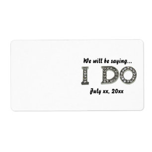 Mailing Labels Save the date invitation