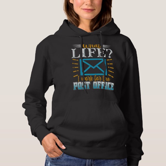 Mailman Postman Postal Worker Hoodie (Front)