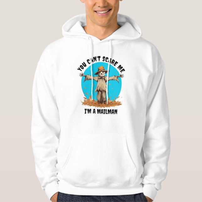 Mailman Scarecrow Halloween Hoodie (Front)